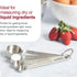 Zyliss Premium Stainless Steel Measuring Spoons - Stainless Steel Measuring Spoon Set - Dry Ingredient Nesting Measuring Spoons - Premium Bakeware...