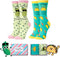 Funny Gifts for Women - Pickle Taco Socks 2 Pack, Pineapple Socks 2 Pack...
