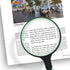 Large Magnifying Glass 10X Handheld Reading Magnifier for Seniors - 100MM 4INCHES Real Glass Magnifying Lens for Book Newspaper Reading, Insect an...