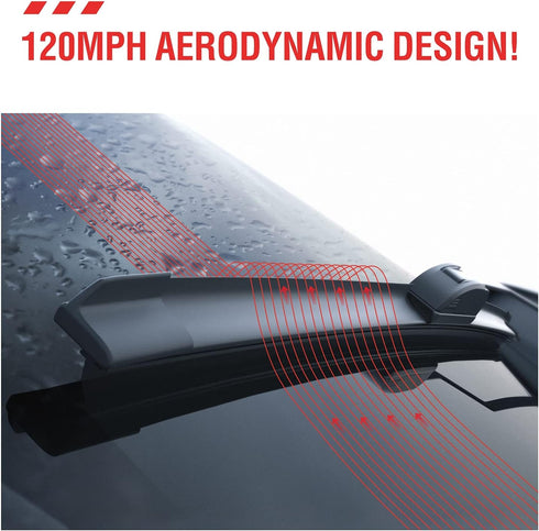 OEM Quality Performance Premium Windshield wiper blades 22 and 18,All-Season Auto Replacement Windshield Wiper Blades,Fit Colorado 2022-2018,Aveo ...