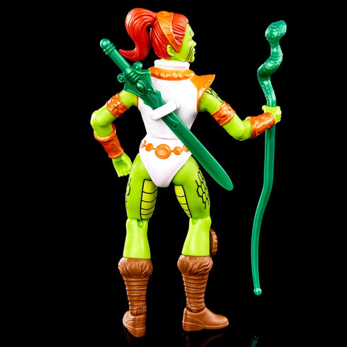 Masters of the Universe Origins Action Figure & Accessory, Snake Teela Figure with Articulation & Mini Comic Book, 5.5 in...