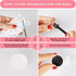 124pcs Craft Magnets Glass w Adhesive Backing and Transparent Clear Glass Cabochons DIY Craft Fridge Magnets Sticker for Refrigerator(62 Sets,1 In...