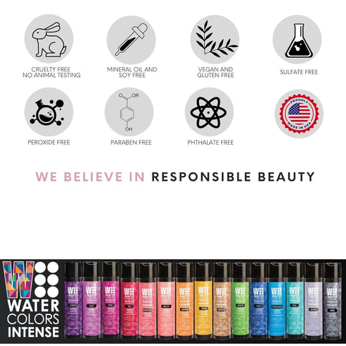 Watercolors Intense Metallic Color Depositing Sulfate & Paraben Free Shampoo, Maintains & Enhances Haircolor - Steel 8.5 oz...