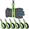 6 Pcs Firefighter Glove Strap Heavy Duty Gear Glove Safety Holder Straps with Green Reflective Trim Firefighting Gear Accessories for Work Glove F...