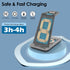 Minthouz Wireless Charger, 3 in 1 Fast Wireless Charging Station with 20W Adapter for Multiple Devices Apple Watch, AirPods, Wireless Charger Stan...