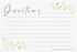 C.R. Gibson Q16-24814 Wedding Shower Recipe Cards and Invite Enclosure Cards, 40pcs, White...