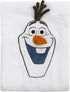 Disney Frozen Winter Cheer White, Orange, Brown Olaf Character Shaped Blanket...