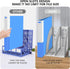 Lemical 3 Compartments Open Section Magazine File Holder Desk Organizer Book Rack Office Home Document Storage File Rack Kitchen Tool Organizer...
