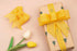 Yellow Burlap Wired Ribbon, 4 inch x 20 Yards, Wired Edge Burlap Ribbon for Gift Wrapping, Big Bow, Wreath, and Christmas Tree Decoration...