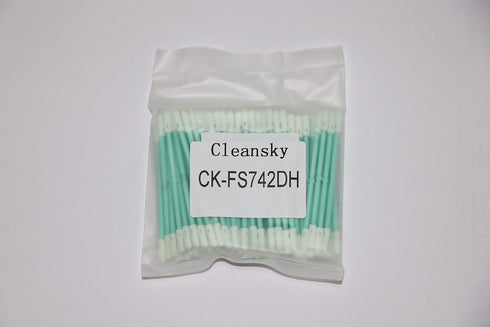 100pcs Multi-Purpose 3'' Double Ended Cleanroom Lint Free Cleaning Swabs with Small Circular Foam Tips Cleaning for Tiny Tight Space of Precision ...
