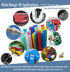 106pcs Plastic Welding Rods ABS PP PU PE PA PC TPO 7 Types of Plastic Welder Rods for Car Bumper Kayak Repair Kit with Reinforcing Stainless Steel...