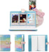 96 Pocket Mini Film PU Leather Photo Album for Fujifilm Instax Mini 9 8 90 8+ 26 7s Instant Camera Film Polaroid Snap Zip Z2300 PIC-300 Film (Cray...