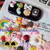 Chenkou Craft 50pcs Lots Mix Assort Easter DIY Flatbacks Resin Flat Back Scrapbooking Slime Beads Supplies for DIY Craft + 1pc Clear Box...