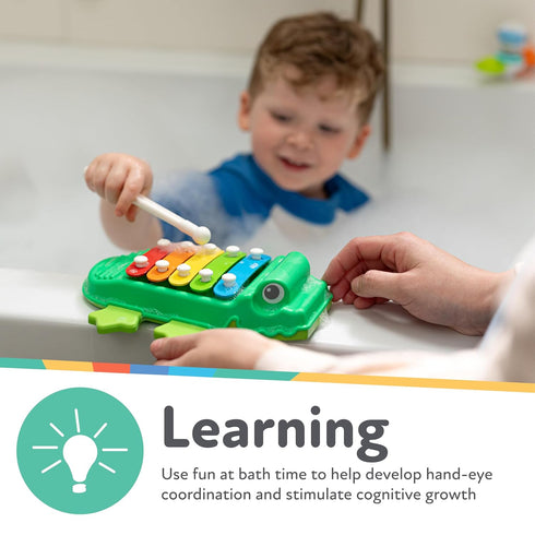 Nuby Xylodile Bath Toy and Musical Instrument - Baby Bath Toy - 12+ Months...