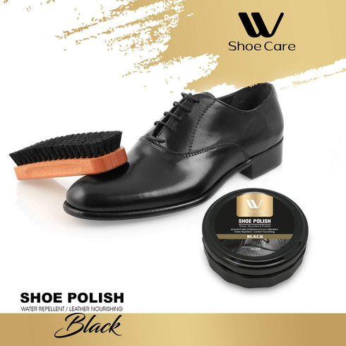 WBM Cleaning Kit, Cleaning Sponge,Instant Shine Sponge With Black Shoe Polish & Cream, Shoe Cleaner, Pack of 4...