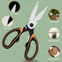 Garden Flower Scissors, Multi-functional Pruning Gardening Scissors Floral Shears, Strong Pruner for for Flowers, Fruit,Branches, Potted Landscape...