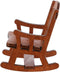 NUOBESTY Doll House Rocking Chairs Wooden Miniature Chairs Dollhouse Furniture Ornament Decor for Dollhouse Accessories Brown...