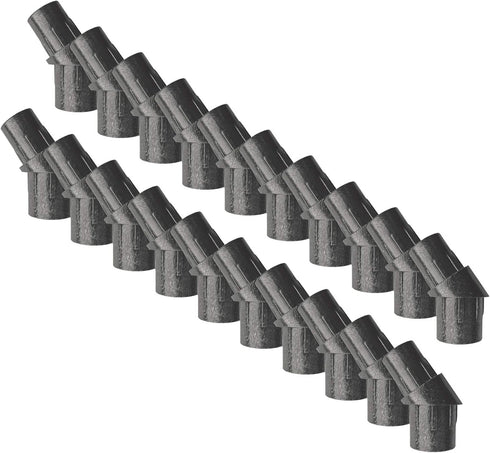 Nuvo Iron SRAR Connections-20 Pack installs one 10 Pack of Round balusters on Stair predrilled Holes Railing Adapter, Black...