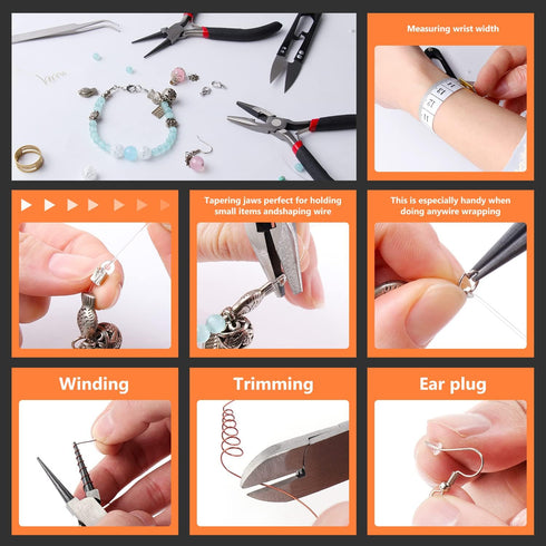 Zhushan Jewelry Making Supplies Kit,Jewelry Making Tools Set for Jewelry Crafting and Jewelry Repair...