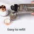 Olde Thompson 3" Orbit Salt & Pepper Shaker Set, Copper Top & Glass Globe Base...