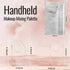 Erinde Handheld Makeup Mixing Palette, Acrylic Transparent Mixing Foundation Tray for Makeup Artist and Beginner, Lipstick Eyeshadow Foundation Co...