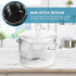 Clear Glass Pot Glass Saucepan with Cover and Handles Clear Cooking Pot Simmer Pot Pan Glass Cookware for Pasta Noodle Soup Milk 1500ml Glass Sauc...