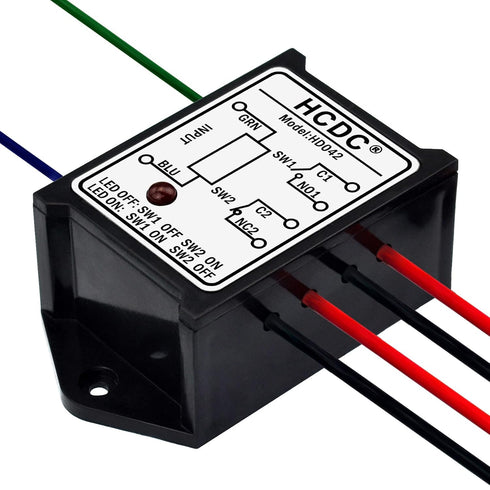DPST 1NO 1NC 8 Amp Power Relay Module (AC 110V/115V/120V)...