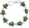 Green Sea Turtle Bracelet Silvertone...