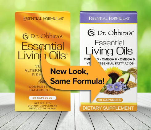 Dr. Ohhira's Vegan Omega 3, EFA and Fish Oil Alternative, 60 Capsules...