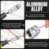 2 Pcs Wire Stripper Aluminum Alloy Twisting Stripping Tool with Wrench Fast Wire Twisting Tool for Drill, Electrical Wire Twister, Power Drill Wir...