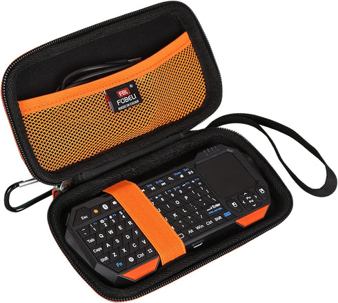 EVA Hard Carrying Case Compatible with Fosmon Mini Bluetooth Keyboard QWERTY Keypad, Portable Travel Storage Bag (Case Only)...