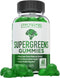 Supergreens Gummies - Daily Green Superfoods Supplement with Spinach, Broccoli, Moringa, Beet Root, Celery, Green Tea, & Acai for Immunity Support...