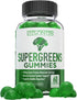 Supergreens Gummies - Daily Green Superfoods Supplement with Spinach, Broccoli, Moringa, Beet Root, Celery, Green Tea, & Acai for Immunity Support...
