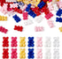 70Pcs Acrylic Gummy Bear Beads Cute Animal Beads 7 Colors Fake Gummy Bear Bracelet Beads Flat Back Kandi Candy Beads for Crafts DIY Jewelry Making...