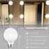 Cotanic G25 LED Globe Light Bulbs, 5W Vanity Light Bulb (60W Equivalent),Daylight 4000K,Non-dimmable Makeup Mirror Lights for Bedroom,Led Bathroom...