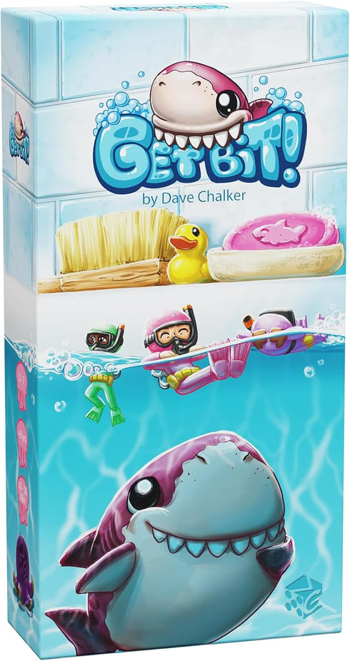 Greater Than Games | Get Bit | Family Card Game | Party Game for Adults and Family | Escape The Shark | 3 to 6 players | Ages 7+ | 20 Minutes...