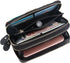 LATH.PIN Women Zipper Wallet Owl Wallet Purse Canvas Phone Card Holder with Coin Pocket and Strap...