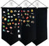 3PCS Pin Display Banner Board, Enamel Pin Collection Display Holder with Hooks, Pin Board for Enamel Pin, Wall Hanging Brooch Jewelry Organizer (A...