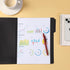 Mr. Pen- File Folders, 9.4" x 11.7", 3 Pack, Black Leather Design, Letter Size File Folders, Office File Folder, Filing Folders, Files Folder, Fil...