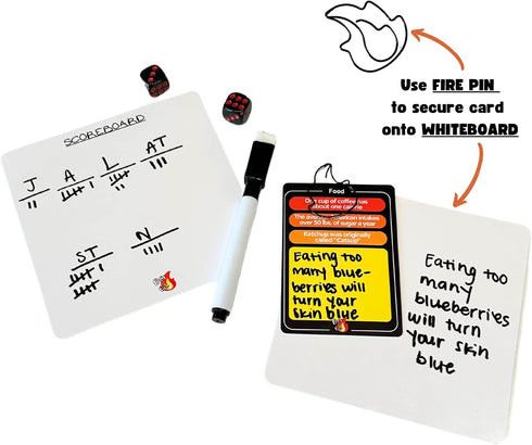 FACT or FIRE Trivia Card Game for Family and Friend Board Game Nights | Ultimate Playing Experience for Engaging Play Time | Get Creative Or Get B...