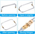 uxcell Metal Purse Frame 2Pcs, 10" Rectangle Lock Frame Kiss Lock Clasp Bag Frame Hardware Replacements for DIY Purse Handle Bag Making Sewing Cra...