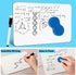 3 Packs Dry Erase White Board, Mini Portable Double Sided White Boards for School Supplies with 3 Markers and 3 Erasers 7''x 9.8''...