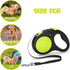 Dog Retractable Leash with Nylon casing for Dog up to 77 lbs; 16 ft Polyester Tape; The Eagle Mouth Bionics Design Rope Outlet and Tangle-Free; (G...