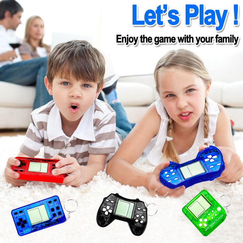 Video Game Party Favors, Video Game Keychain, Birthday Gaming Party Gifts, Mini Game Console for Kids Classroom Prizes, Goodies Bags Stuffer, Back...