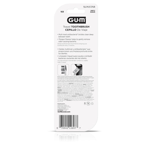 GUM Pro-Weave Woven Dental Floss, Shred Resistant Waxed Floss, Mint Flavored, 3 count + 2 travel units...
