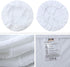 Stretch Chair Seat Covers 4 PCS, Removable Washable Dining Chair Covers Anti-Dust Dining Room Seat Cushion Slipcovers (4, White)...
