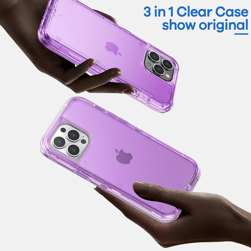 ORIbox Case Compatible with iPhone 12 and iPhone 12 Pro, Heavy Duty Shockproof Anti-Fall Clear case...
