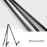 ARTIFY 14'' Tabletop Instant Display Easel, Black Steel Table Top Easels for Display, Tripod for Canvas, Paintings, Signs, Posters...