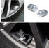 Zicine 12 PCS Car Tire Valve Stem Caps, Aluminum Alloy Wheel Valve Covers with Rubber O-Ring, Corrosion Resistant Leak-Proof Tire Air Cap Set, Uni...