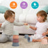 Baby Stacking Cups Bath Toy for Toddlers 1-3,8PCS Stackable Nesting Cups Water Pool Tub Toy for 6-12 Months Infant,Early Educational Develop Monte...